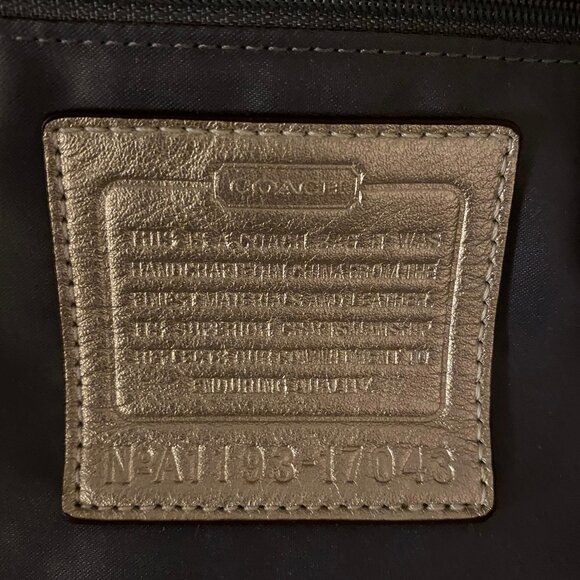 COACH 17043 Audrey Python Slim Tote - Picture 5 of 10